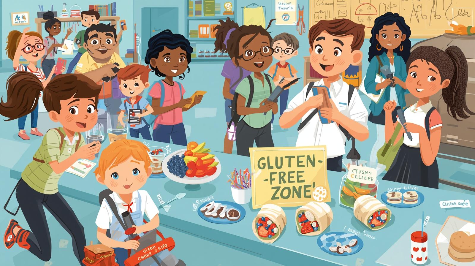 الطّلاب السيلياكيين في المؤسّسات التّعليميّة